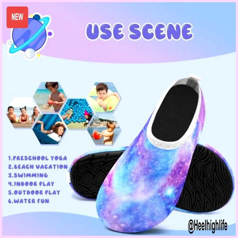 Quick Dry Aqua Socks Barefoot Water Shoes Toddler Sport Beach Swim Surf